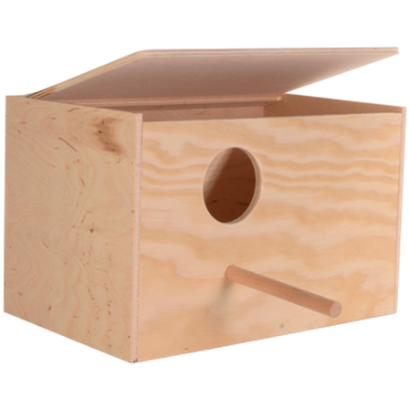 Trixie - Redekasse i tre for kakaduer Brun 30 x 20 x 20 cm - Fugl - Burinventar & rugekasser - Fuglebo & reder - ZOO.no