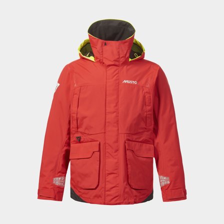Chaqueta de navegación Musto BR1 Channel, True Red, hombre, Medium