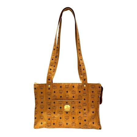 MCM Pre-owned, Tote Bags Bruin, Dames, Maat:ONE Size