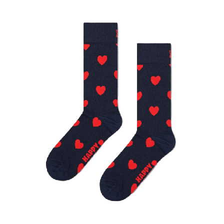Happy Socks Heart Sock Strumpor Herr Blå 41-46
