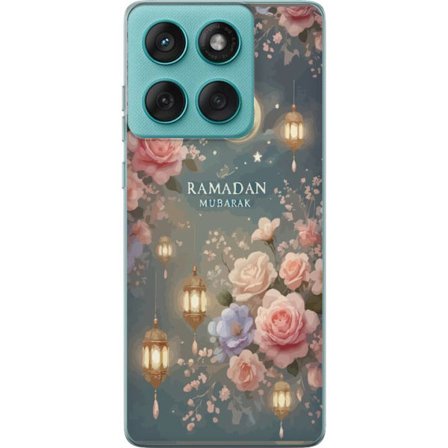 Kompatibel Mobilcover til Motorola Edge 60 Fusion Stjärnklar natt med gyllene kupoler och halvmåne över upplyst moské