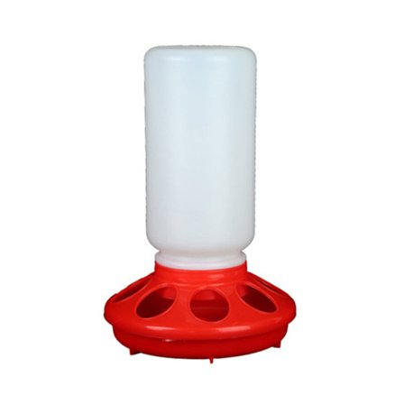 Kycklingmatare hink Fjäderfä Höns Kyckling Drinker Waterer Food Feeder Vattendispenser för gårdshushållsdjurmatning