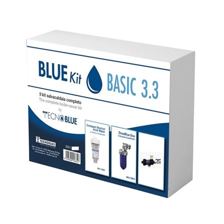 Kit caldaia Tecnogas Blue kit basic 3.3 - completo di defangatore