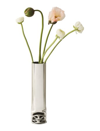 Design House Stockholm Hydraulic Vase - Silver - H:25CM x 25