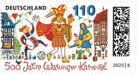 Tyskland - Wasunger Karneval - Postfrisk frimærke
