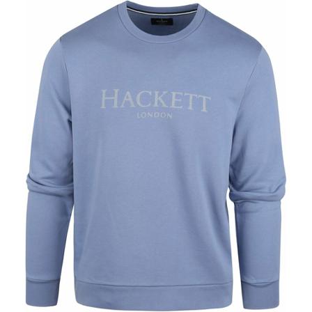 Hackett, Trui logo Blauw, Heren, Maat:M,Katoen