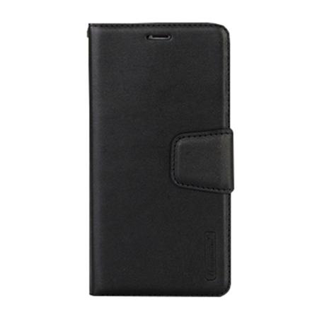 Stilfuldt glat pung etui HANMAN - Samsung Galaxy A41 Svart