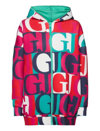 Beverly Reversible Sweatshirt Huppari Monivärinen/Kuvioitu Guess Activewear