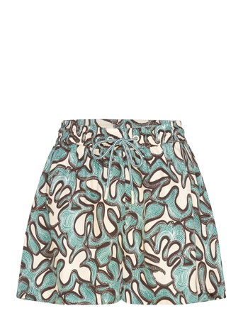 Malina | Iris High Rise Drawstring Shorts | XL