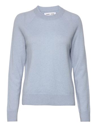 Boston O-Neck 6304 Pullover Blå Samsøe Samsøe