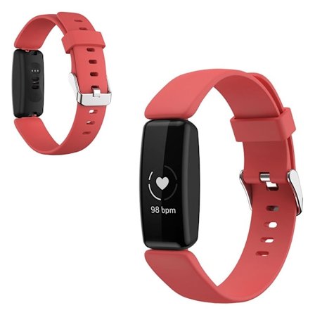 Fitbit Inspire 2 silikon klockarmband - röd Storlek: L