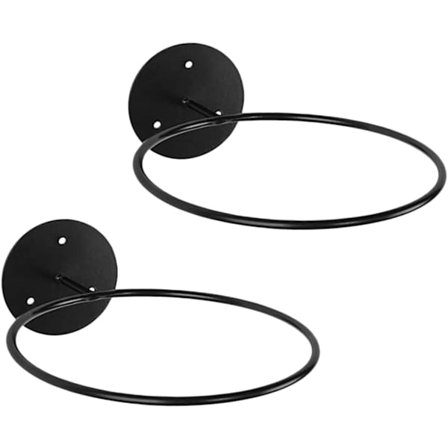 4-pak Metal Sportsbold Vægmonteringsstativ, Organizer til Basketball, Fodbold & Volleyball