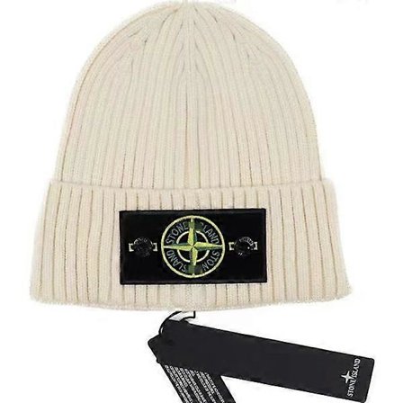 Strikket hue Herre fortykket uldhue ensfarvet 1