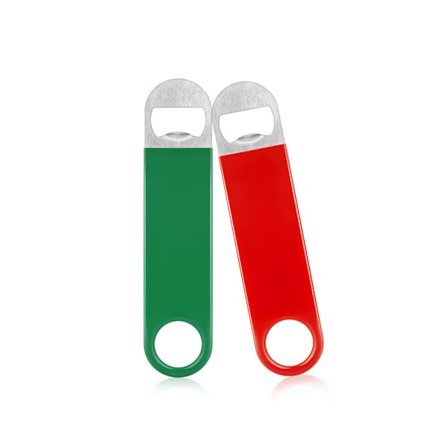 To sett med rød+grønn flaskeåpner, rustfritt stål miksing øl