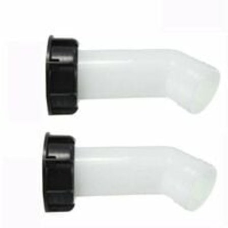 2 st Koppling S60X6 vattentank 1000L - Förlängningsdiameter 40