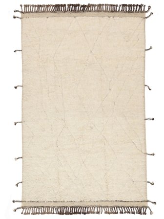 Berber Style Matta 204X319 Orange/Beige Ull, Afghanistan