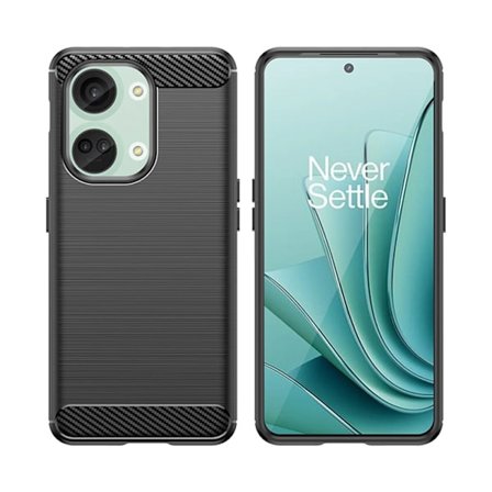 Telefontaske til OnePlus Ace 2V/OnePlus Nord 3 Carbon - Sort