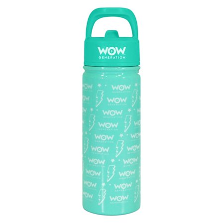 WOW Generation Vattenflaska Metall 500ml Turkos