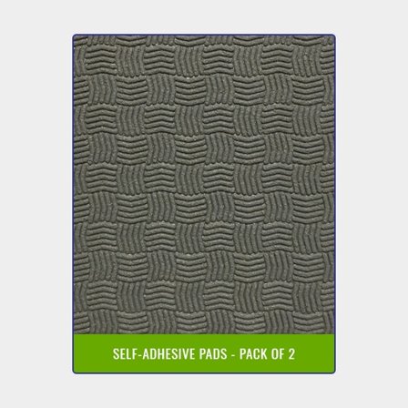 Anti-slip mat / anti-slip boat Treadmaster Comfort Grip Smooth Pattern (PSA) Grey, 412 x 203 x 2 mm, 2-pack