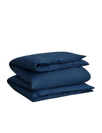 Sateen Single Duvet Navy GANT