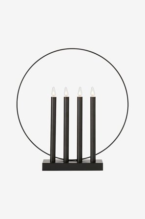 Star Trading - Glory kynttelikkö - Musta - Sähkökyntteliköt - - Homeroom