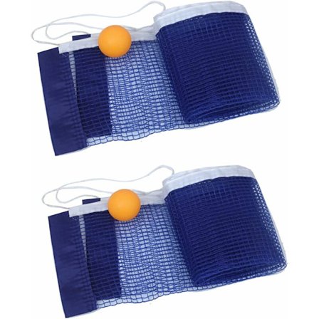 Bordtennisnät 2 delar Professionellt bordtennisnät Spela bordtennis inomhus och utomhus Lämplig för att ersätta ett trasigt bordtennisnät,Nytt Pi-bord