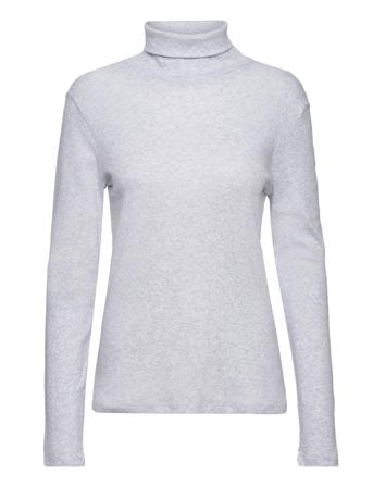 Arense Roll Neck Gots Høyhalset Pologenser Grå Basic Apparel*Betinget Tilbud
