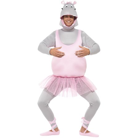 Ballerina Flodhest Kostume