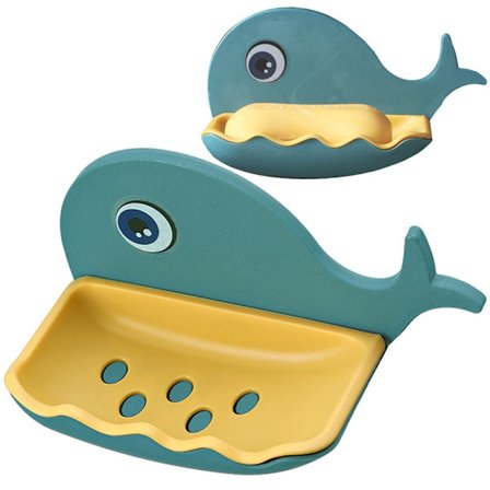 Tvålkopp Delfin / Tvålhållare - Självhäftande