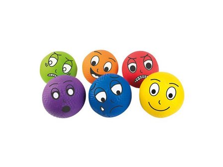 PLAYBOX Mimikbollar 6/fp - Lyreco - Skola och förskola - Idrott, hälsa och rörelse - Bollar - Gymnastik och lek