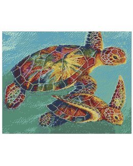 Diamond painting Sköldpaddor