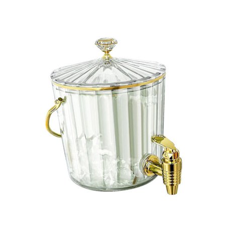 2L Dryckesdispenser med kran Saftburk för juice citronvatten-yuhao