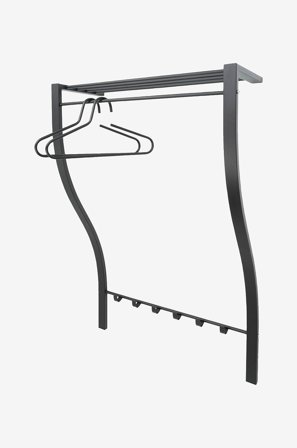 Spinder Design - Klädhängare Carve 1 - Svart - Krokar - Från Homeroom