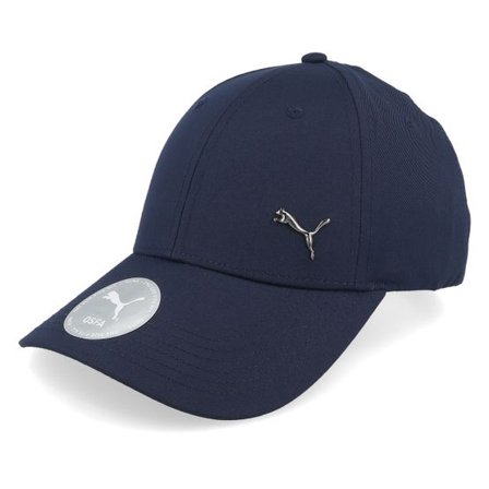 Puma - Blå adjustable Keps - Essential Metal Puma Cat Bb Cap Navy Adjustable @ Hatstore