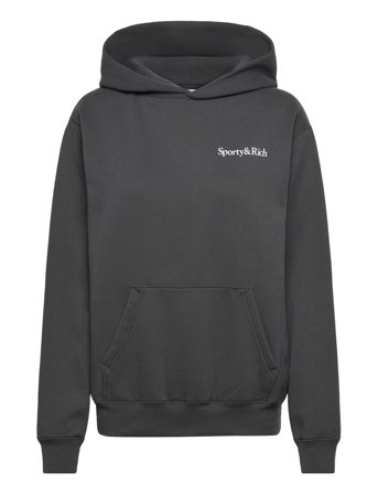 Sporty & Rich Health Is Wealth Soft Hoodie - Grey - XS