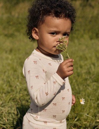 Lil'Atelier Nbfnalu Ls Wo/Mo Slim Body Lil Noos - Cream - 74