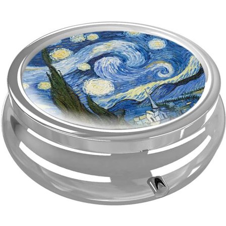 3-fack medicinlåda med spegel, ficka eller handväska, portab