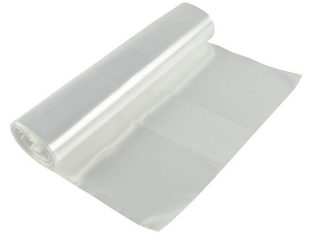 POLYNOVA Plastsäck PolyPRIMA, 125 l, lågdensitetspolyetylen (LDPE), 750 x 1 150 mm, genomskinlig - Lyreco - Städ och hygien - Påsar och säckar - 