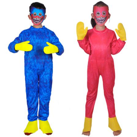 Huggy Wuggy Kostym Poppy Playtime Suit