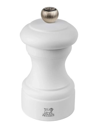 Peugeot Bistro Peberkværn Træ Hvid Mat 10 Cm - White - 10 CM