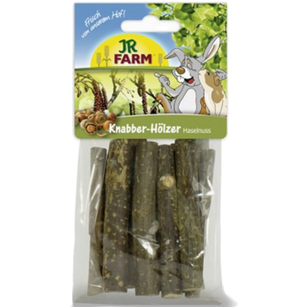 JR FARM - Nibble-Wood Hazelnut Gnagerpinner Hasselnøtt 40 g - Smådyr - Godbiter og gnagestenger - Gnagetre og eplekvister - ZOO.no