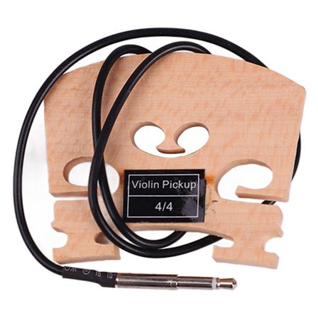 Træ 4/4 Violinbro Med Internt Monteret Piezo Pickup Høj Følsomhed Violin Ahornbro