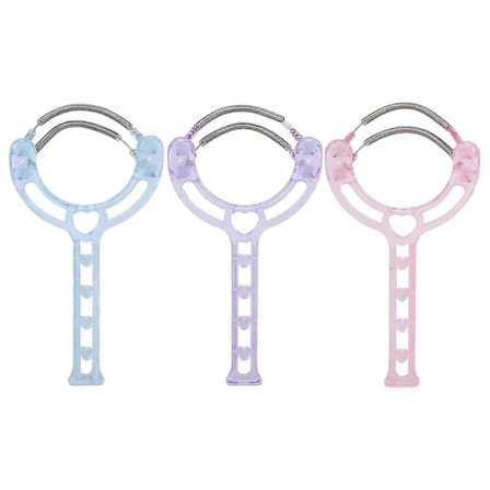 Fjerningsfjær for ansiktshår for kvinner 3 stk. Håndholdt verktøy for øyenbryn, hake, kinn, bart og overleppe