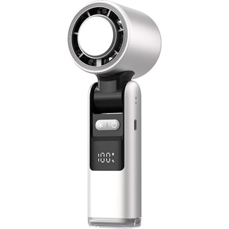 Håndholdt isblæser - med kølefunktion - 4000 mAh - hvid - 1 stk