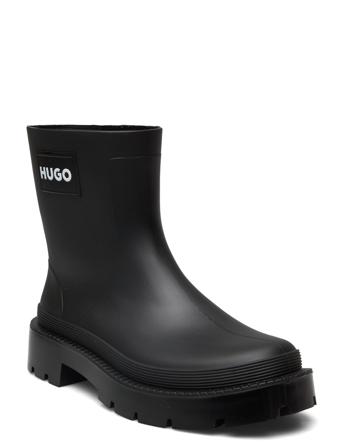 Jin Rain Bootie-W Regnstøvler Sko Svart HUGO*Betinget Tilbud