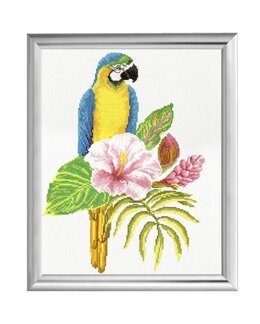 Kirjontapakkaus Taulu Hibiskus-Needleart World