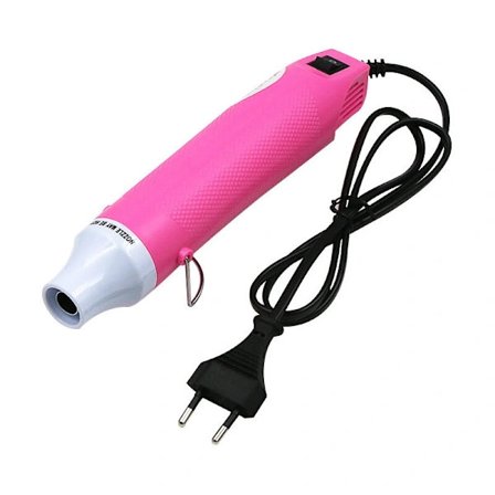 /EA/220V varmluftpistol DIY-præget varmluftpistol skruetrækkersæt Pink