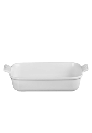 Le Creuset Heritage rektangulär ugnsform 32cm Ugnsformar Vit 37/32cm