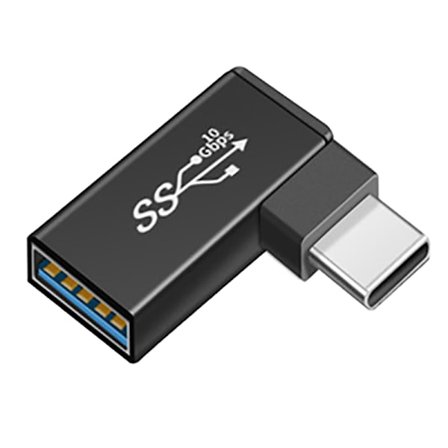 90 graders rätvinkel USB 3.0 hane till hona expansionsadapter