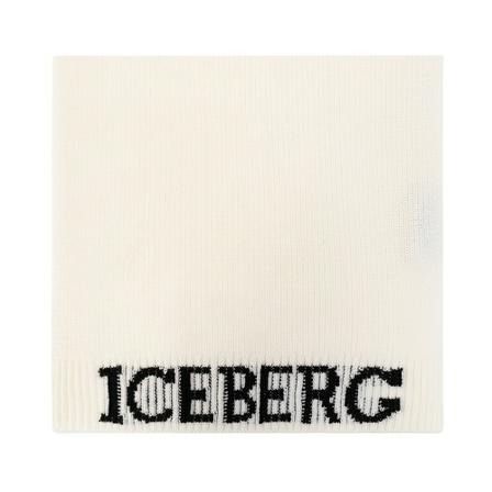 Iceberg, Wool scarf Beige, Heren, Maat:ONE Size